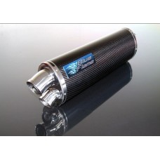 Rev Tec Evo Carbon Fibre Oval with twin outlet for CB400